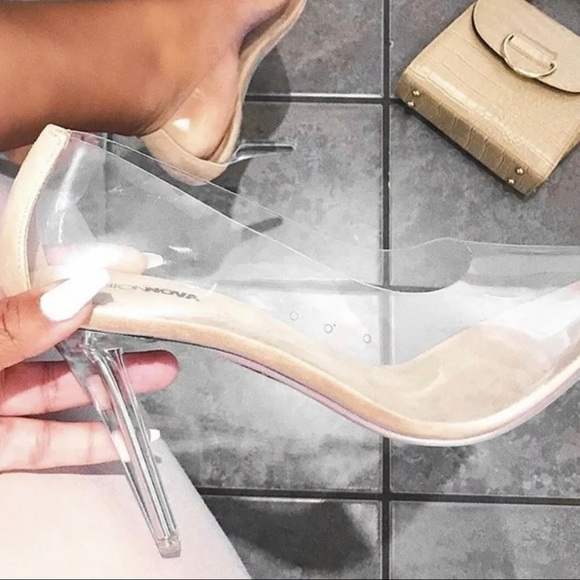Fashion Nova Shoes - Fashion Nova Clear Pumps Heels